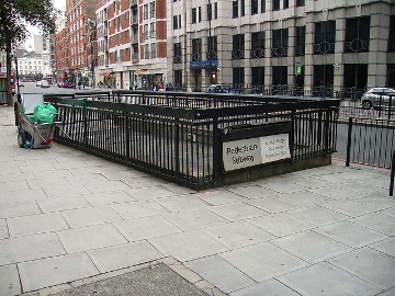Public subway under Marylebone Road