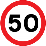 50 mph speed limit