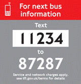 Bus stop information