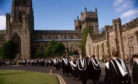 Durham University students graduation ceremony